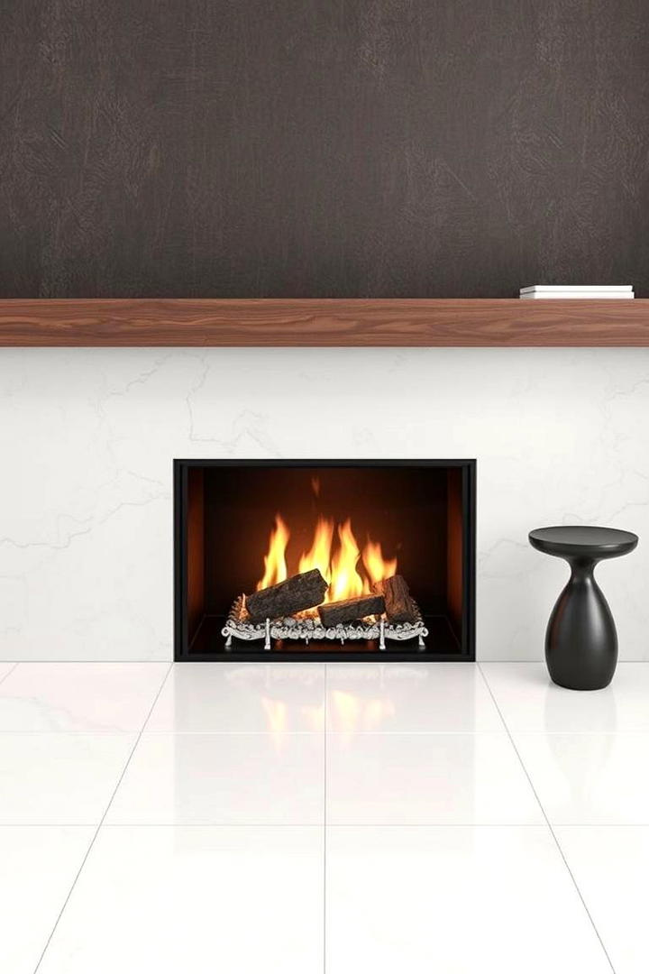 Porcelain Perfection - 21 Fireplace Tile Ideas