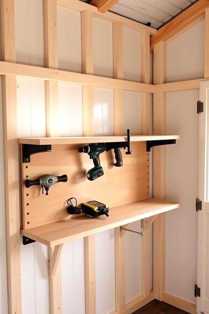 Portable Tool Shelves - 30 Shed Shelving Ideas