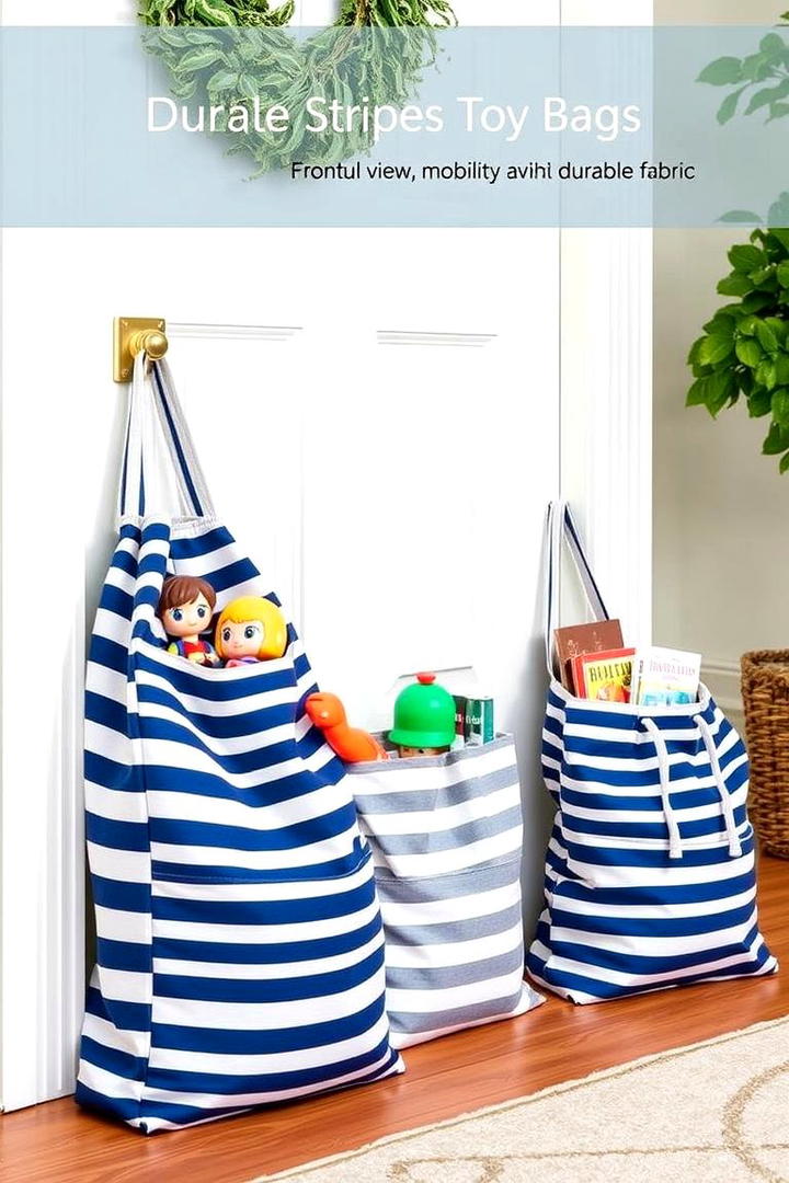 Portable Toy Bags - 21 Toy Storage Ideas