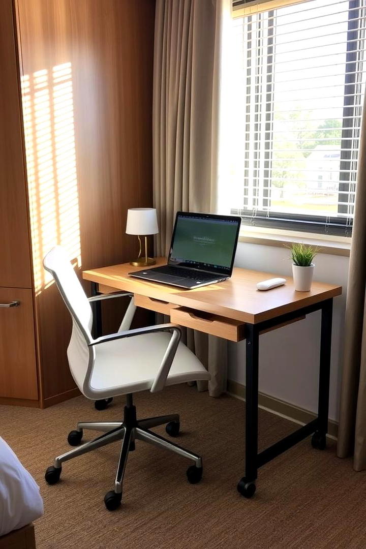 Portable Workstations - 30 small guest room ideas