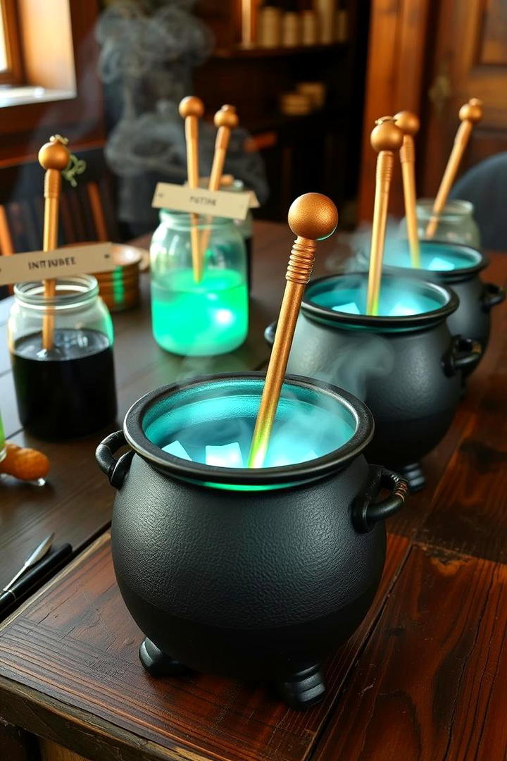 Potions Class Inspired Stations - 30 Harry Potter Wedding Ideas