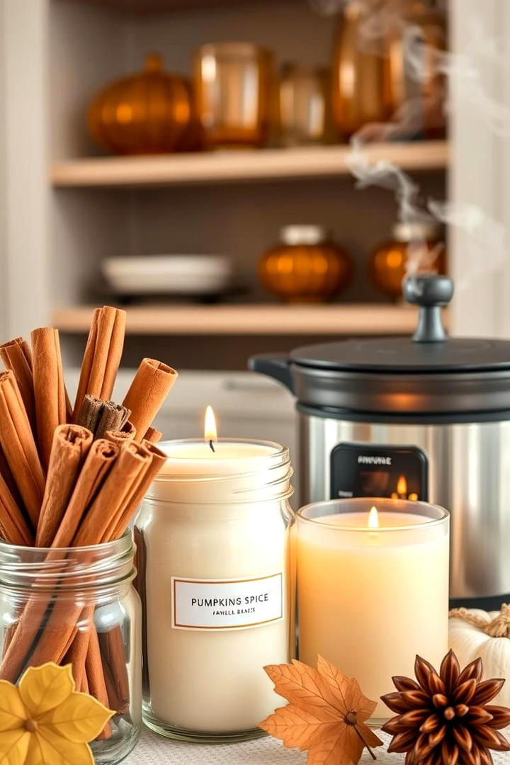 Pumpkin Spice Scented Decor - 30 Friendsgiving Decor Ideas