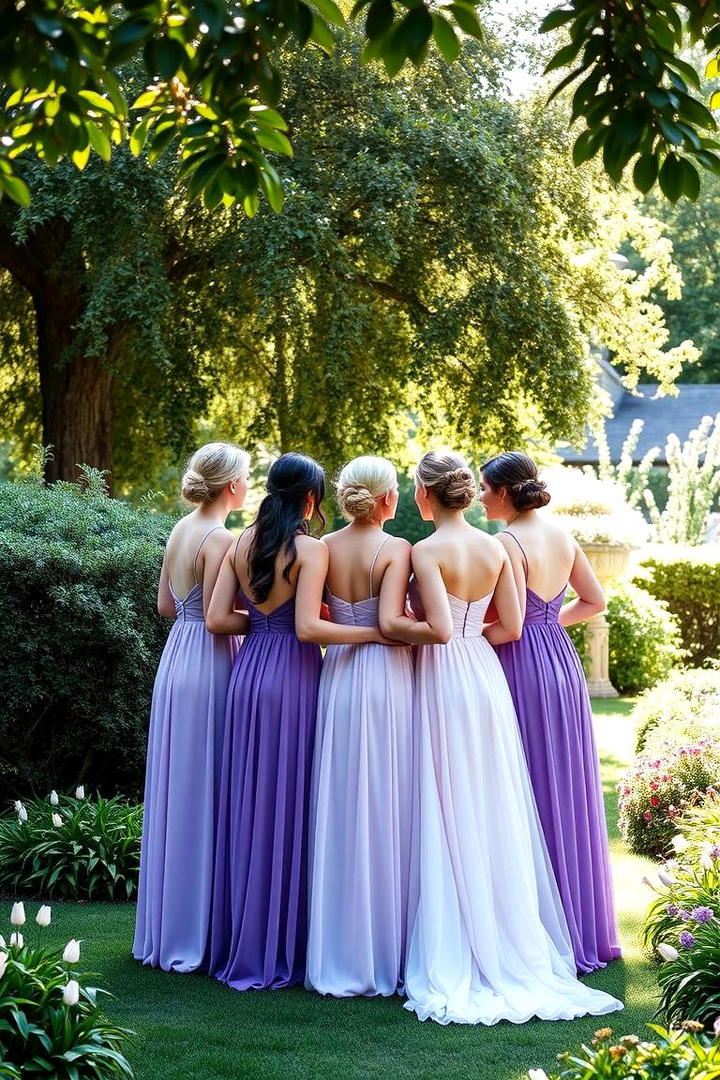 Purple Bridesmaid Dresses - 17 Purple Wedding Theme Ideas