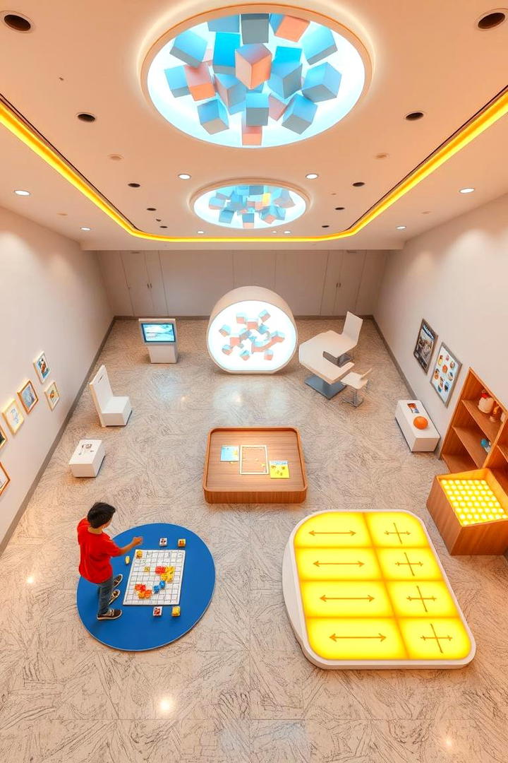 Puzzle and Brain Teaser Zone - 21 playroom ideas