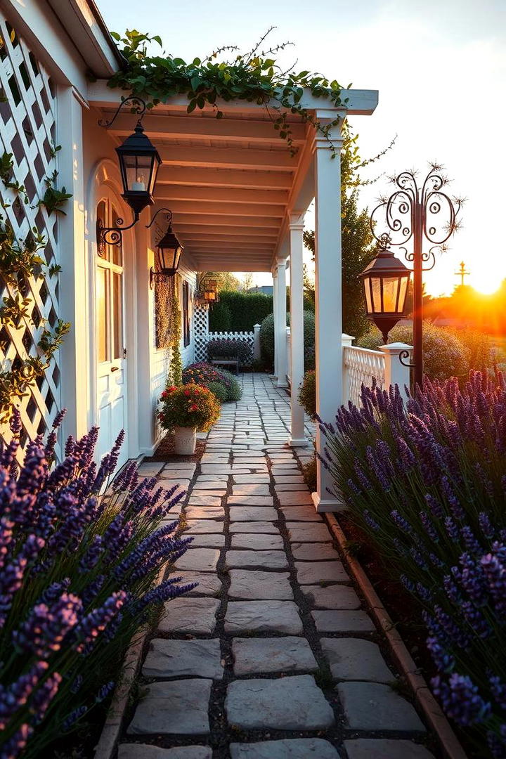 Quaint Cottage Garden Walkway - 30 Covered Walkway Ideas