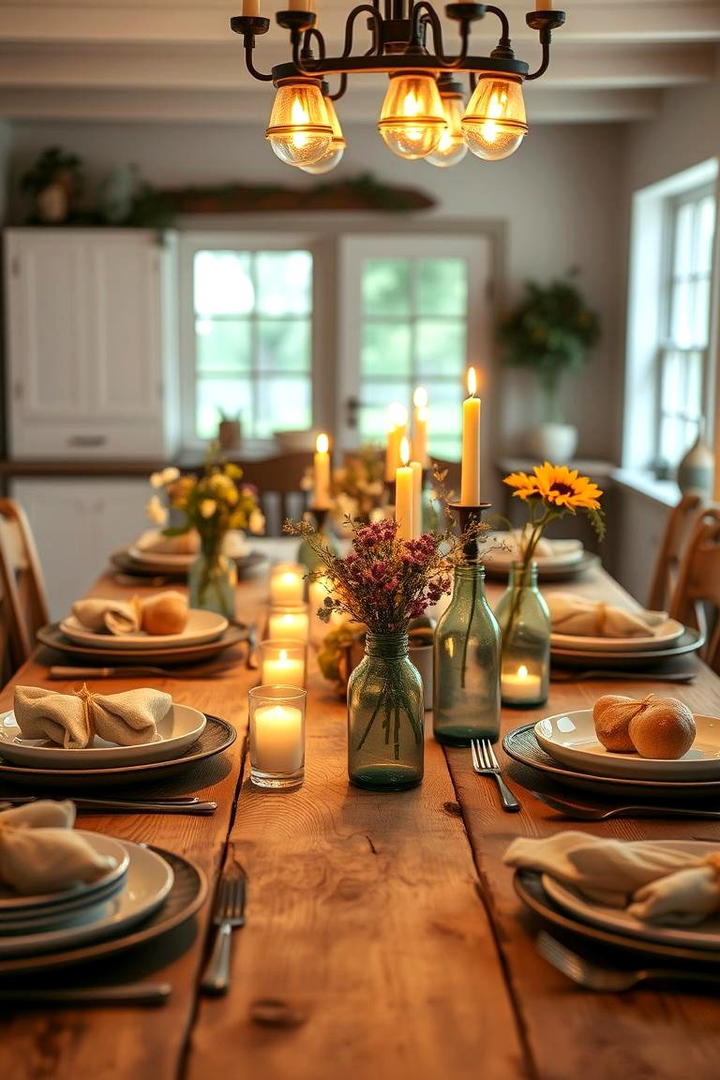 Quaint Family Style Dinner - 21 Small Wedding Ideas