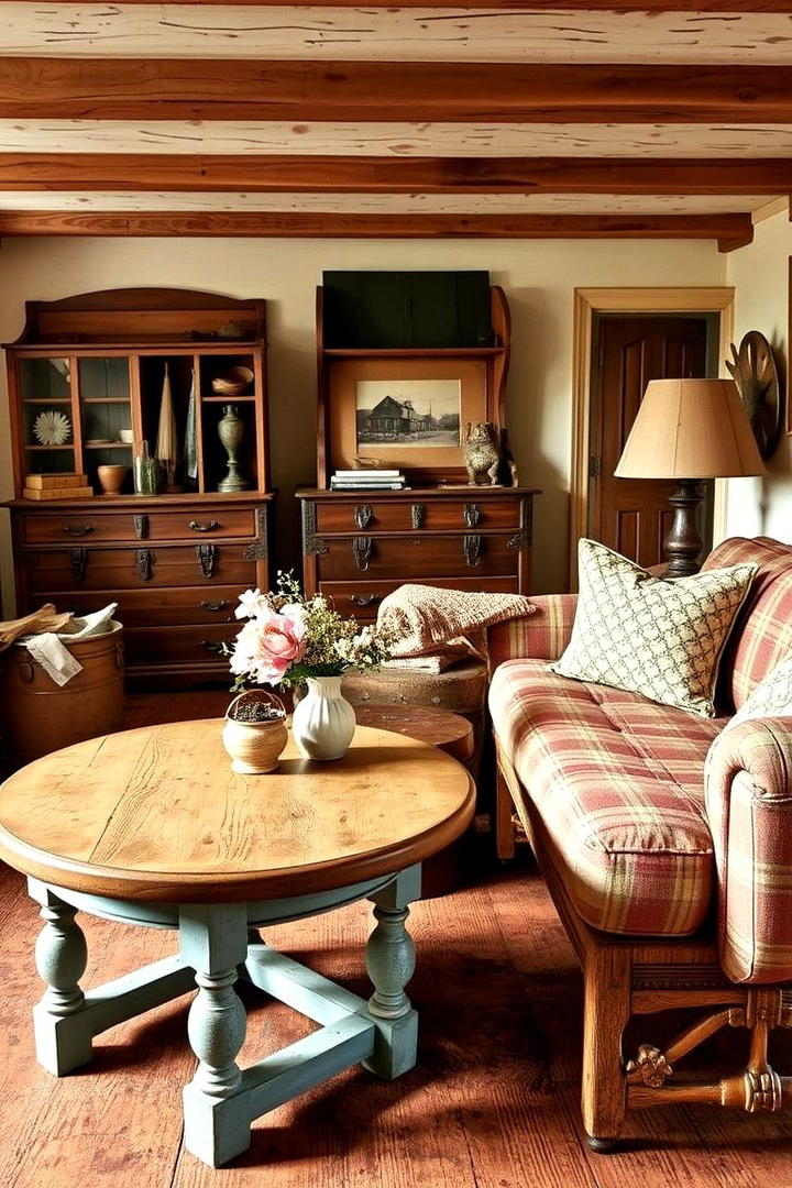 Quaint Rustic Furnishings - 21 Country Living Room Ideas