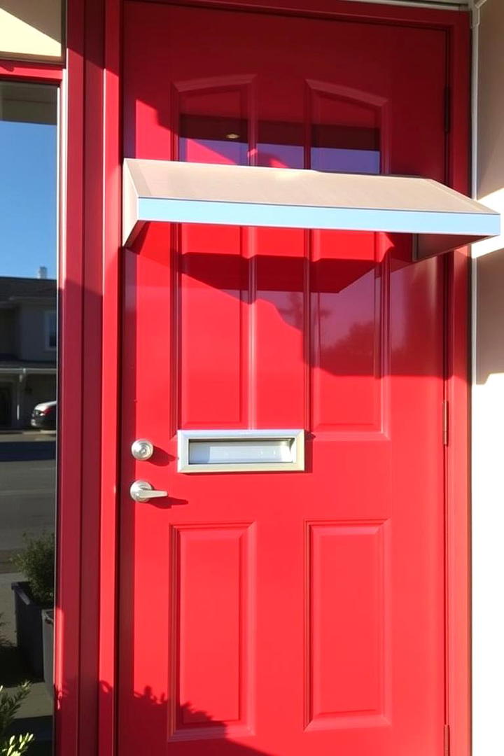 Radiant Ruby - 30 Mid Century Front Door Colors