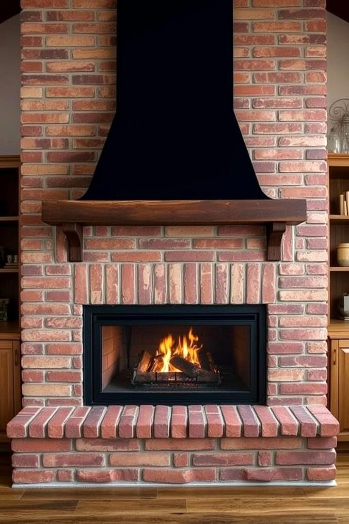 Reclaimed Brick Revival - 21 Brick Fireplace Ideas