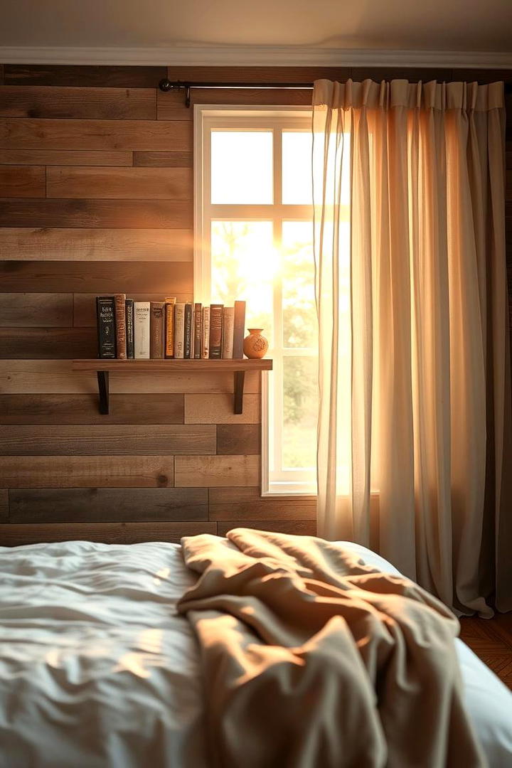 Reclaimed Wood Accents - 30 Shabby Chic Bedroom Ideas