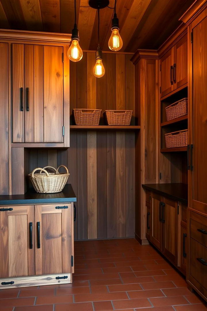 Reclaimed Wood Cabinets - 21 Rustic Kitchen Ideas