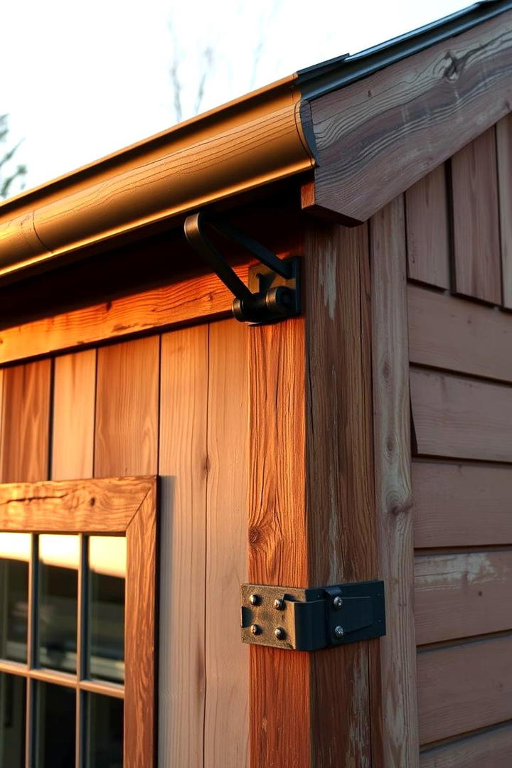 Reclaimed Wood Charm Trim - 30 Exterior Window Trim Ideas