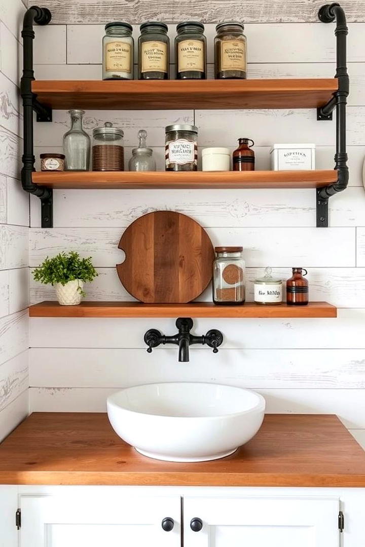 Reclaimed Wood Shiplap Blend - 21 shiplap bathroom ideas