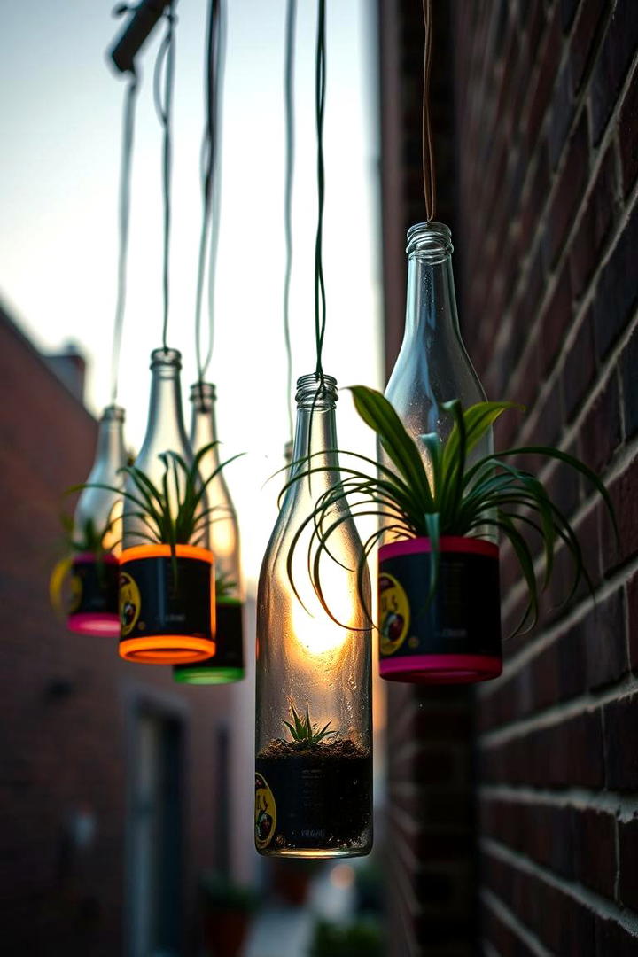 Recycled Bottle Gardens - 30 Garden Art Ideas