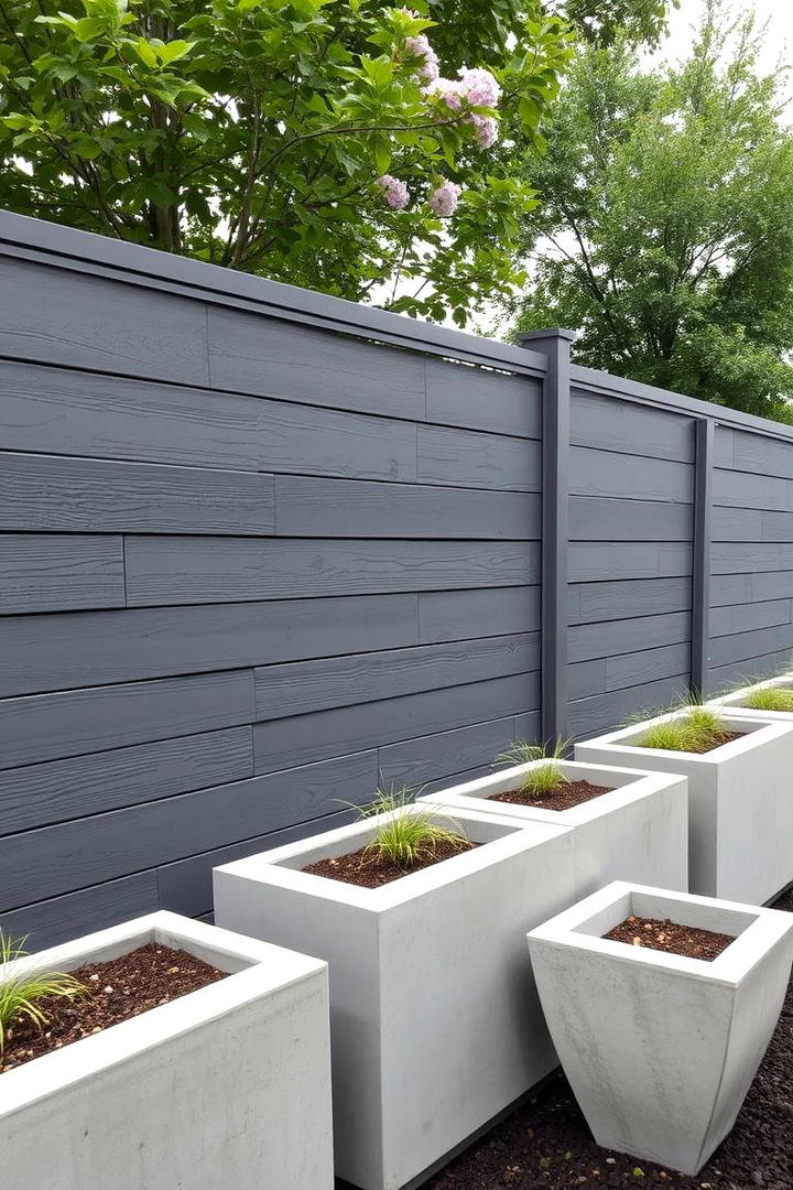 Recycled Composite Privacy Fence - 30 Cheap Privacy Fence Ideas