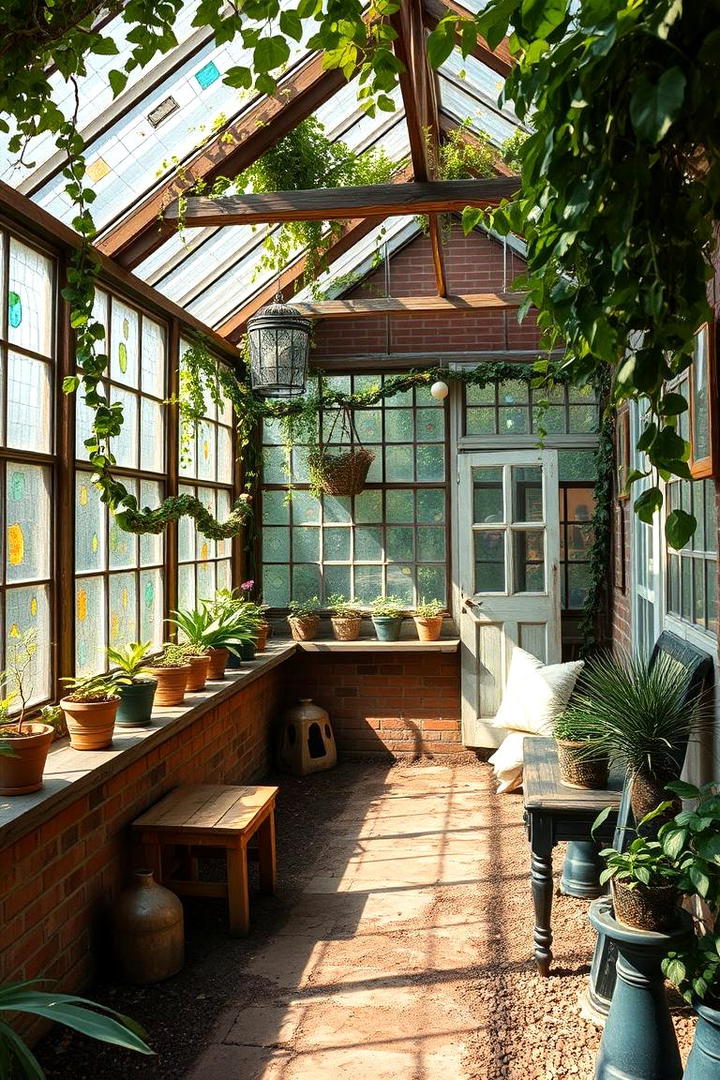 Recycled Materials Greenhouse - 21 Greenhouse Ideas