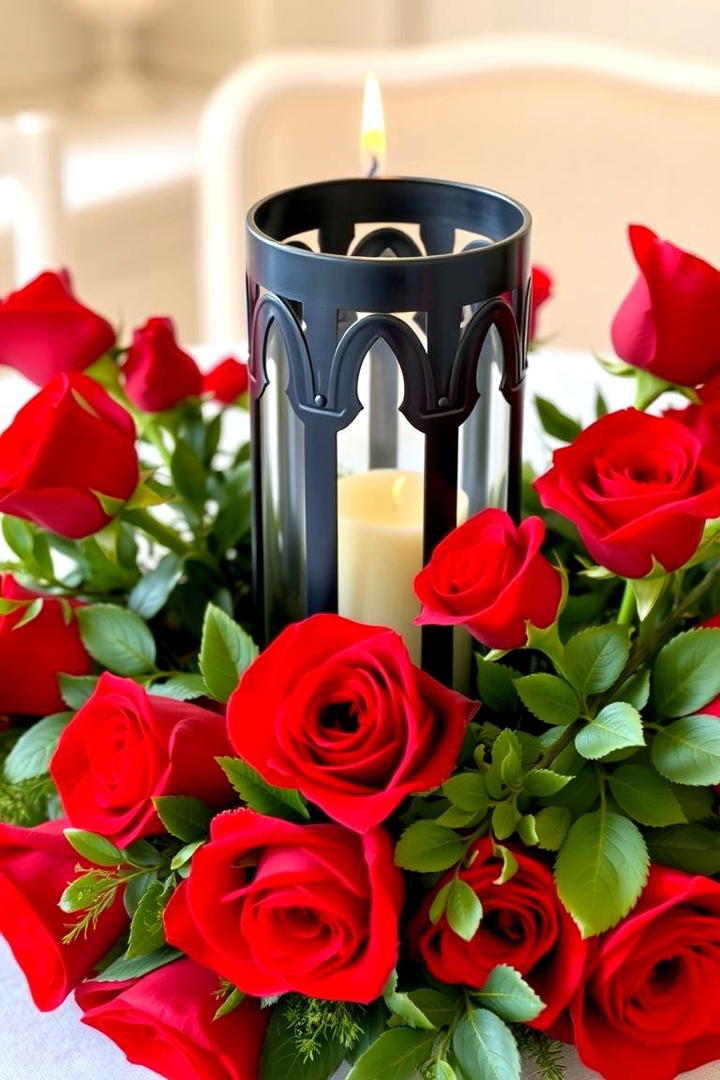 Red and Black Wedding Centerpieces - 17 Red and Black Wedding Ideas