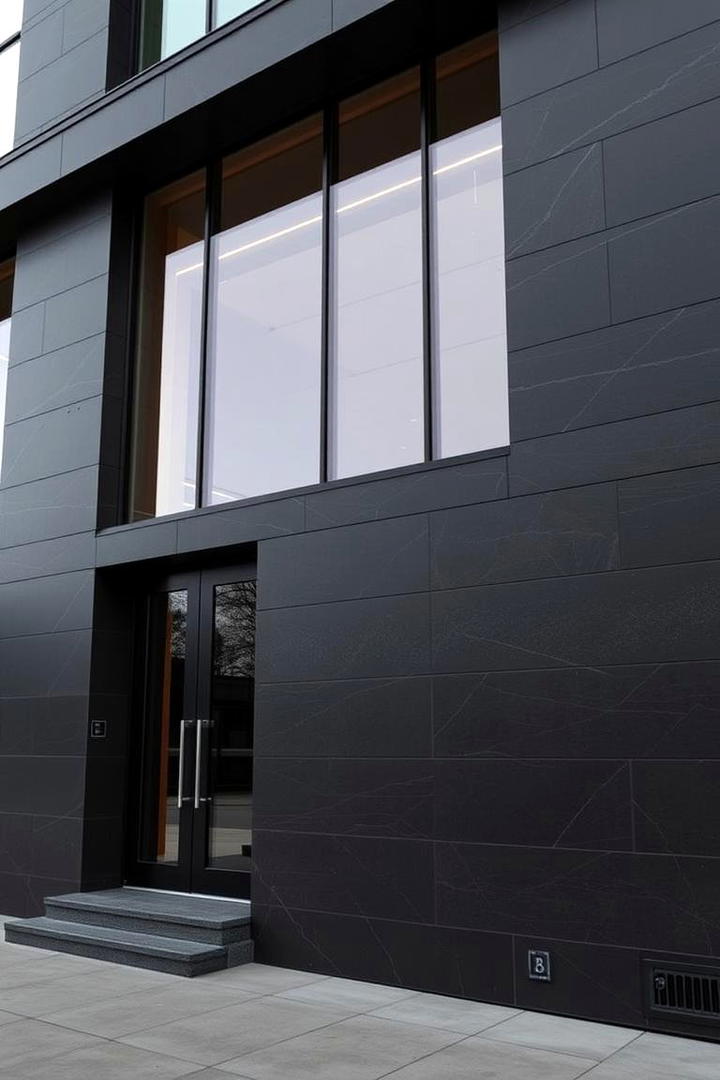 Refined Graphite Exterior - 21 Gray Exterior House Paint Ideas