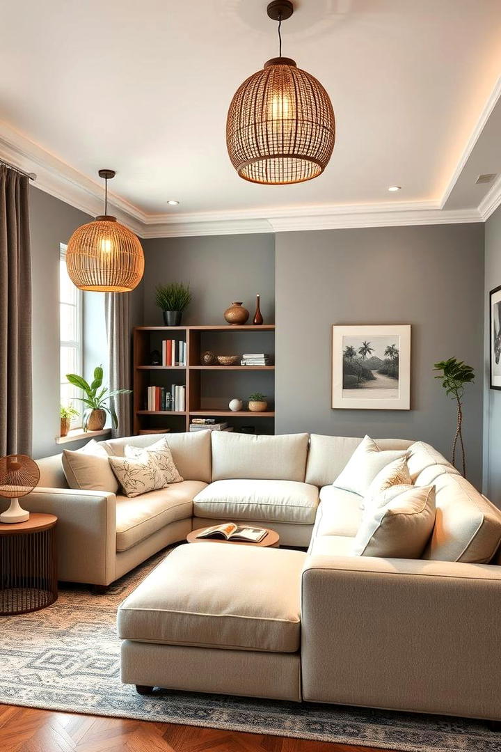 Refined Modern Comfort - 30 Grey and Cream Living Room Ideas