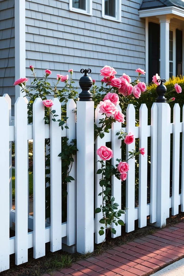 Refreshed Fence Treatments - 21 Curb Appeal Ideas