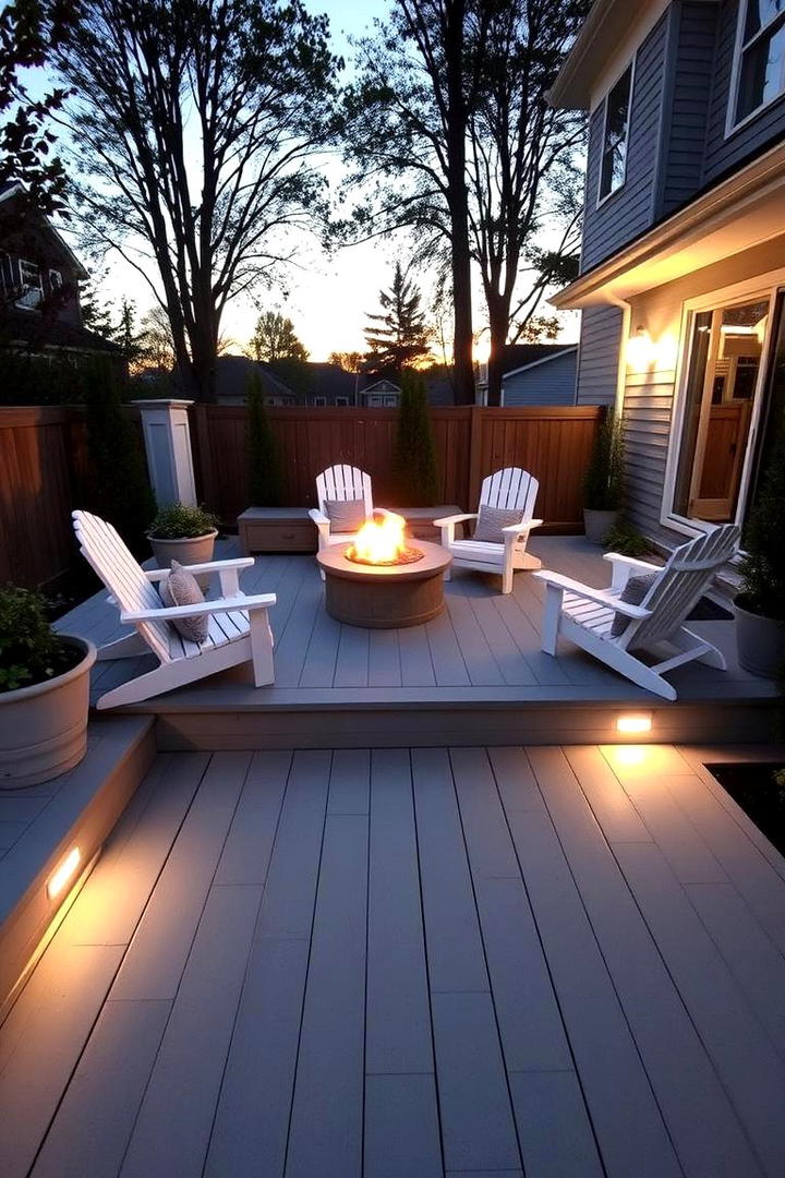 Refreshing Patio Ambience - 30 Grey and White House Interior Design Ideas