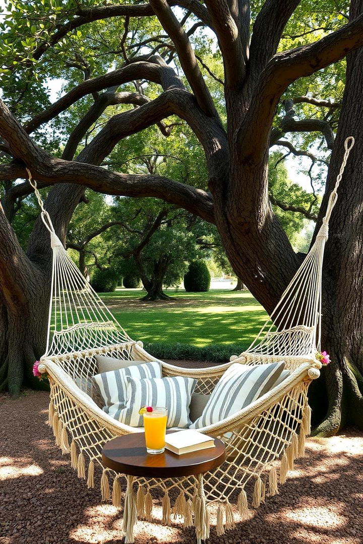 Relaxing Hammock Retreat - 21 Backyard Decor Ideas