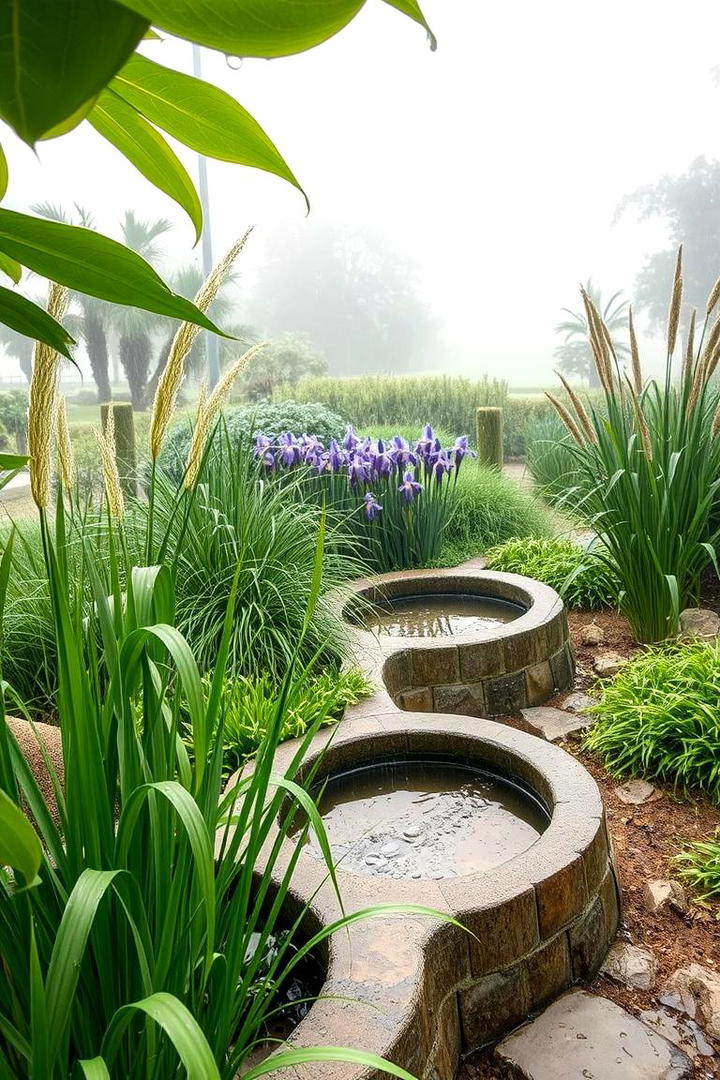 Relaxing Rain Garden - 30 Sensory Garden Ideas