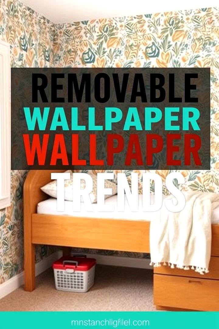 Removable Wallpaper Trends - 21 Dorm Room Decorating Ideas