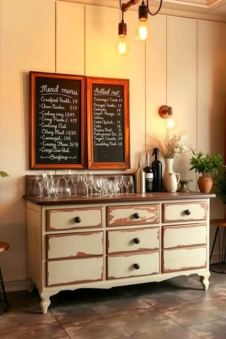 Repurposed Furniture Bar - 30 Home Bar Ideas On A Budget