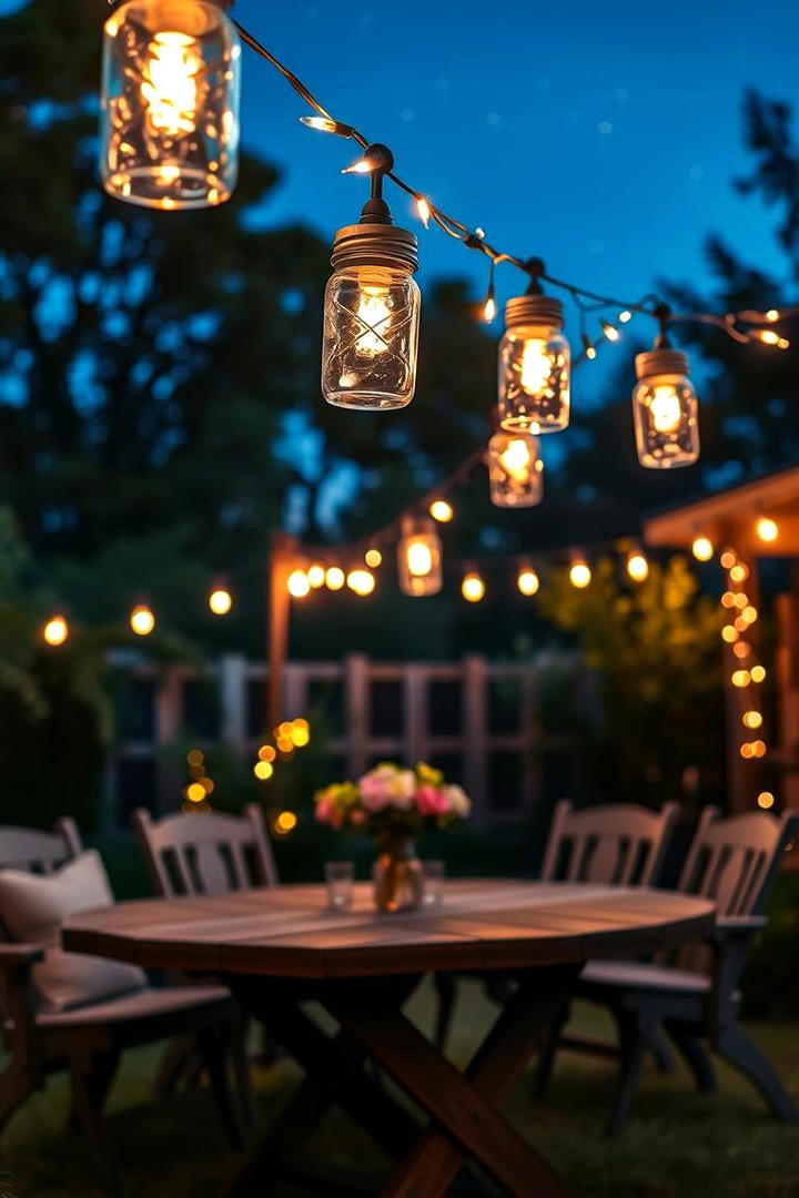 Repurposed Outdoor Lighting - 21 Backyard Ideas on a Budget