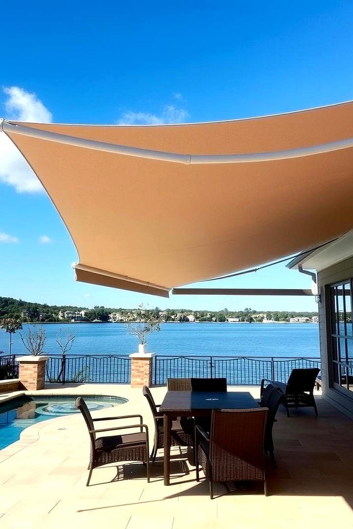 Retractable Awnings - 17 Pool Shade Ideas