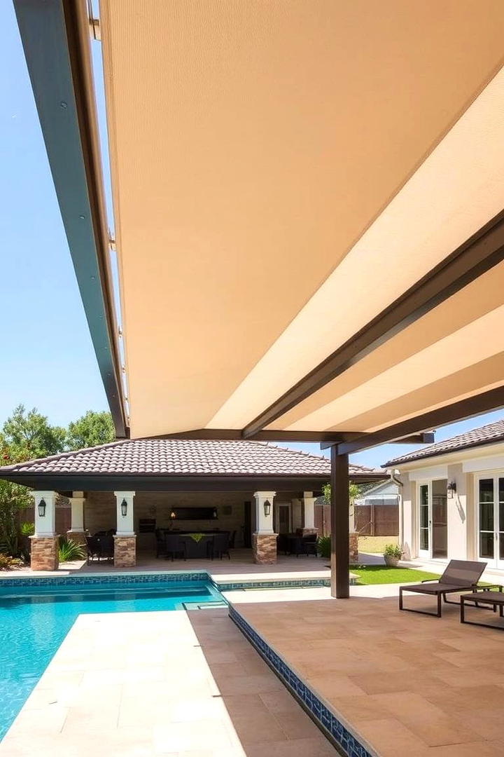 Retractable Roof Pergola - 17 Pool Shade Ideas