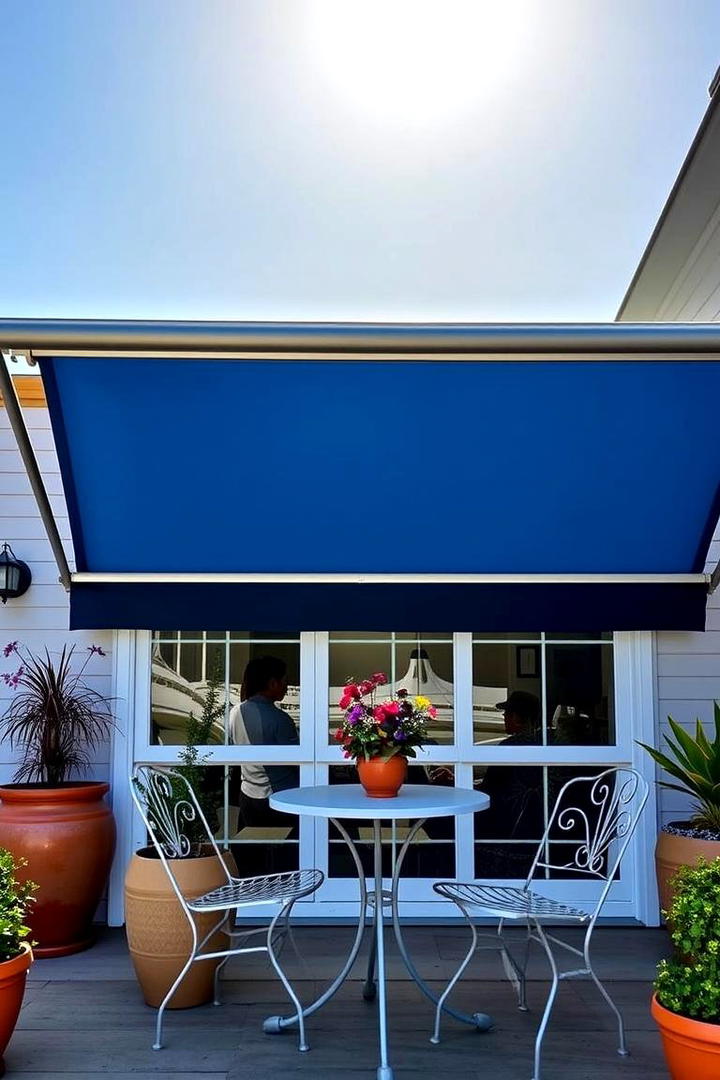 Retractable Shade Solutions - 21 Small Patio Ideas