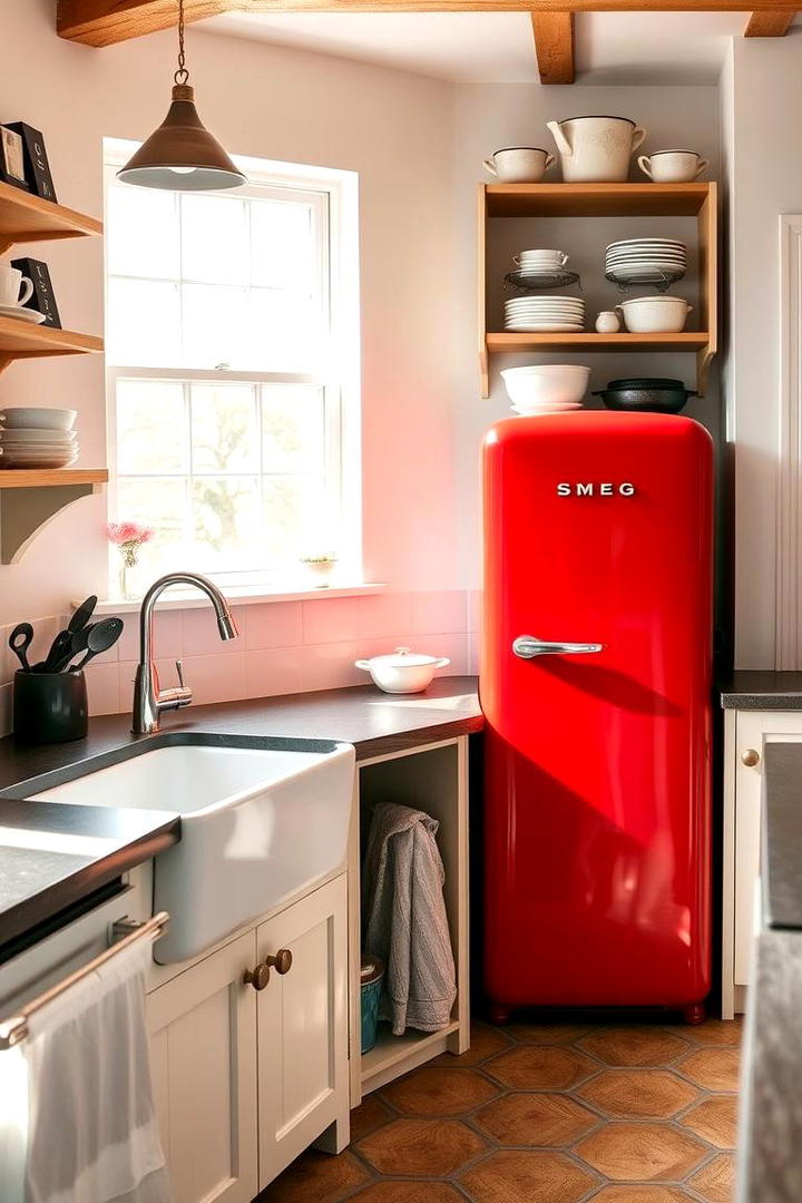 Retro Appliance Revival - 30 Cottage Kitchen Ideas