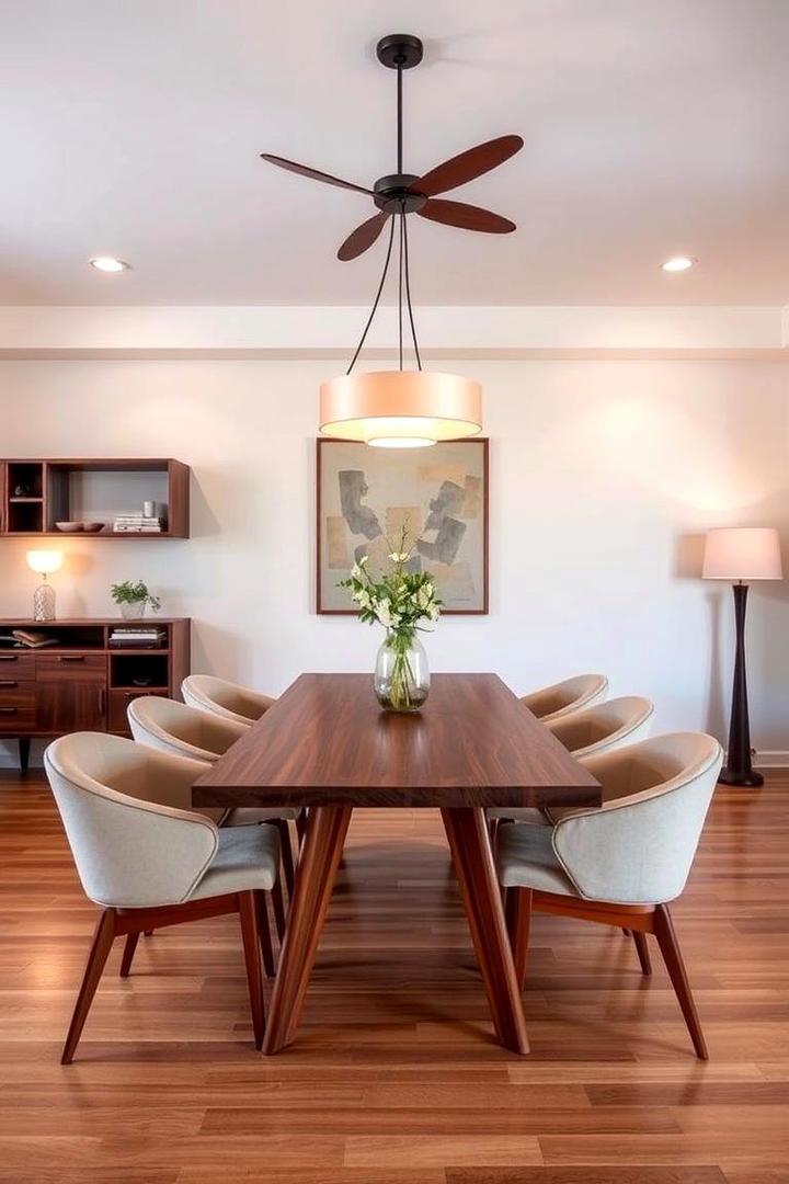 Retro Chic Dining Space - 30 Mid-century Modern Dining Rooms