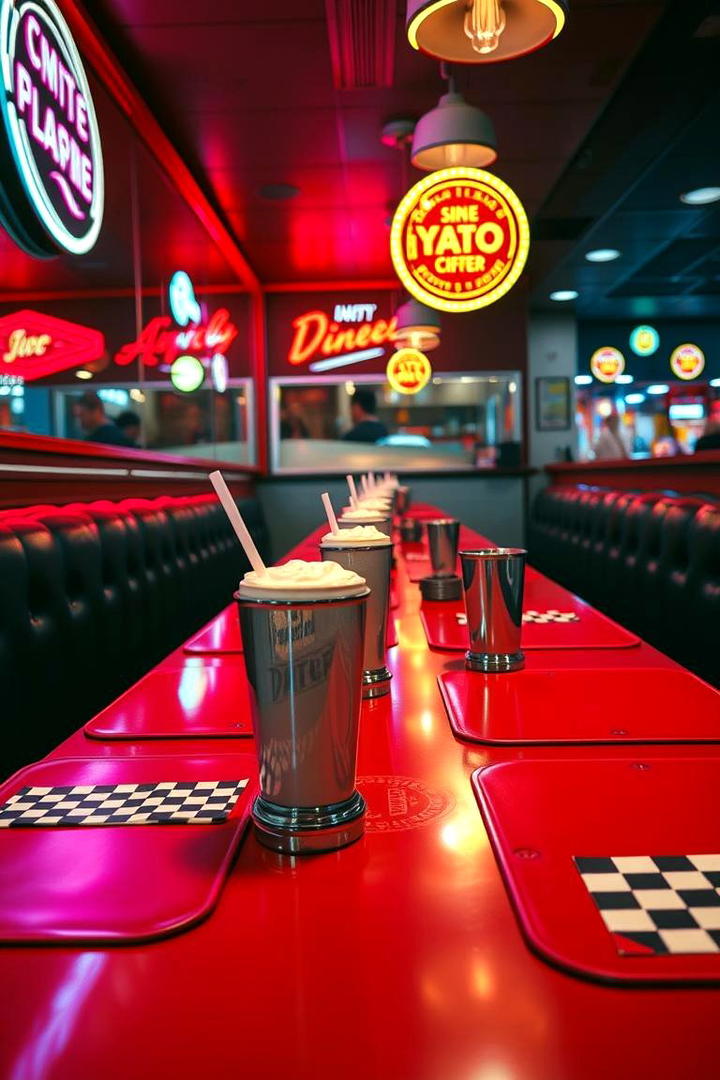 Retro Diner Vibes - 21 Tablescape Ideas