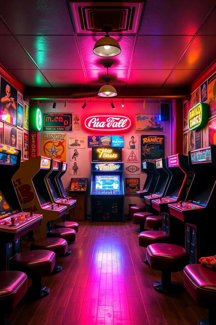 Retro Gaming Den - 21 Man Cave Design Ideas