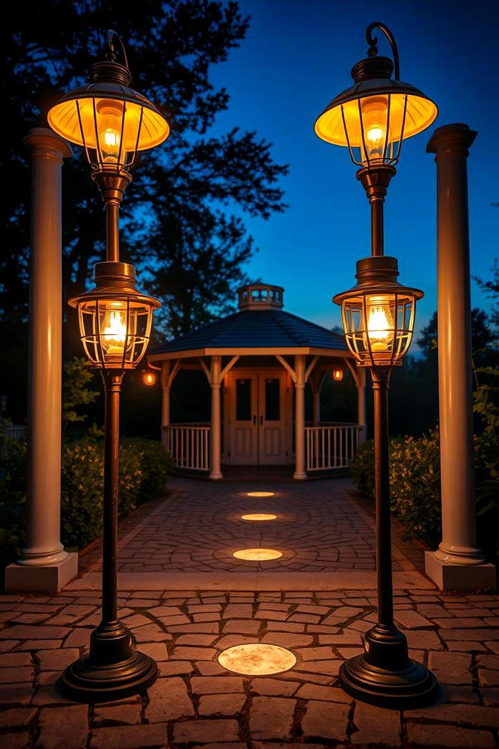 Retro Garden Lamps - 30 Gazebo Lighting Ideas