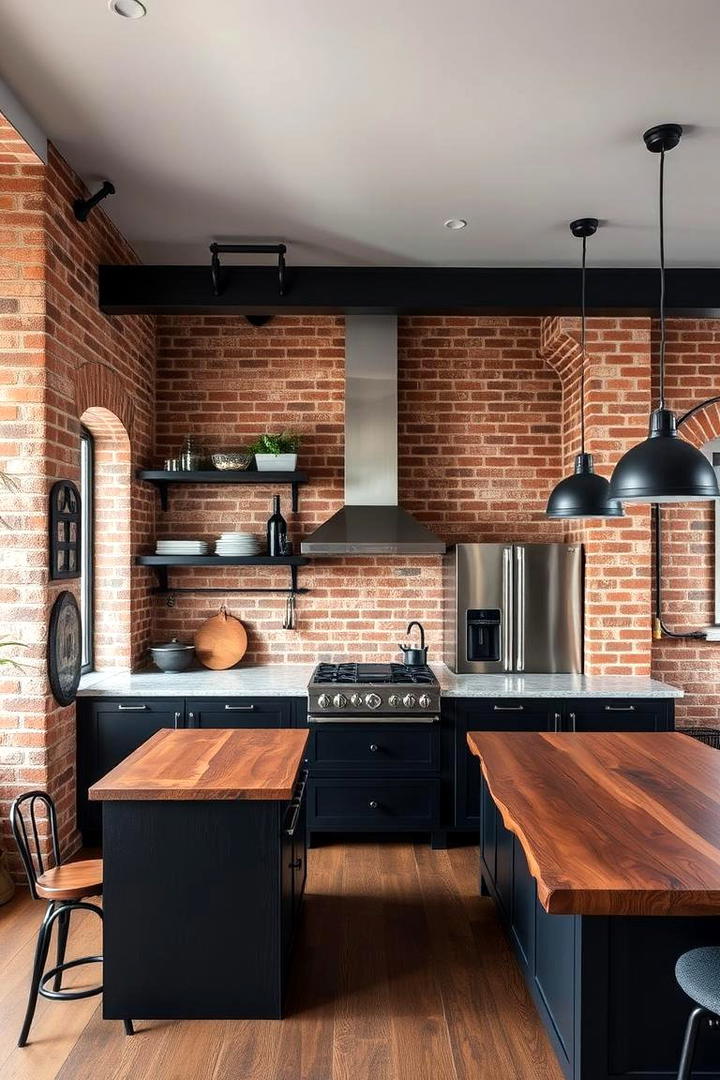 Retro Industrial Vibes - 30 Eclectic Kitchen Ideas