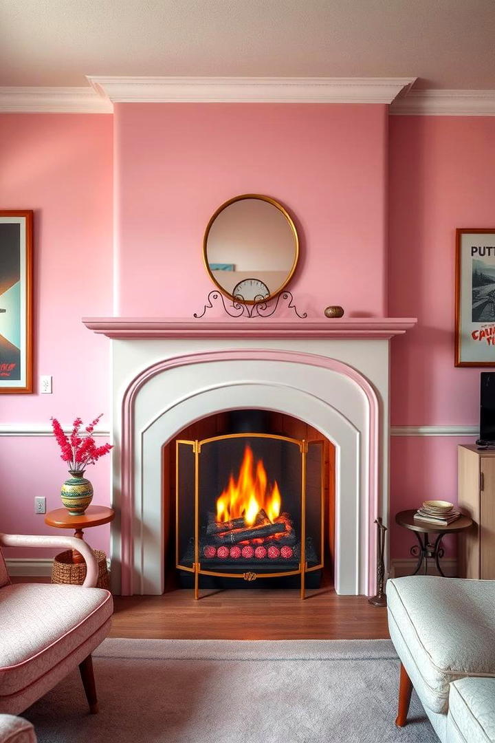 Retro Inspired Hearth Revival - 30 Fireplace Hearth Ideas