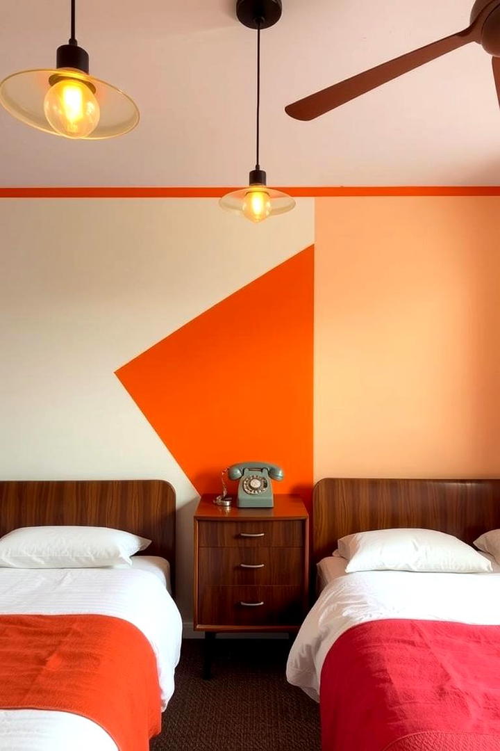 Retro Inspired Vibes - 30 Bedroom Accent Wall Ideas