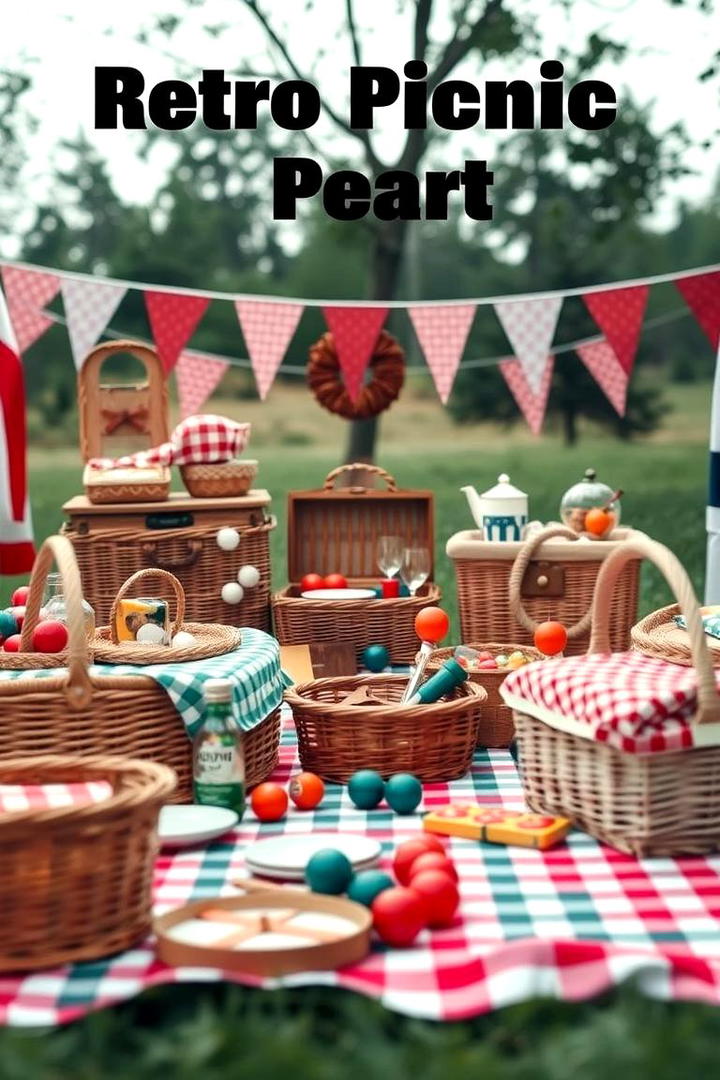 Retro Picnic Party - 21 Backyard Wedding Ideas