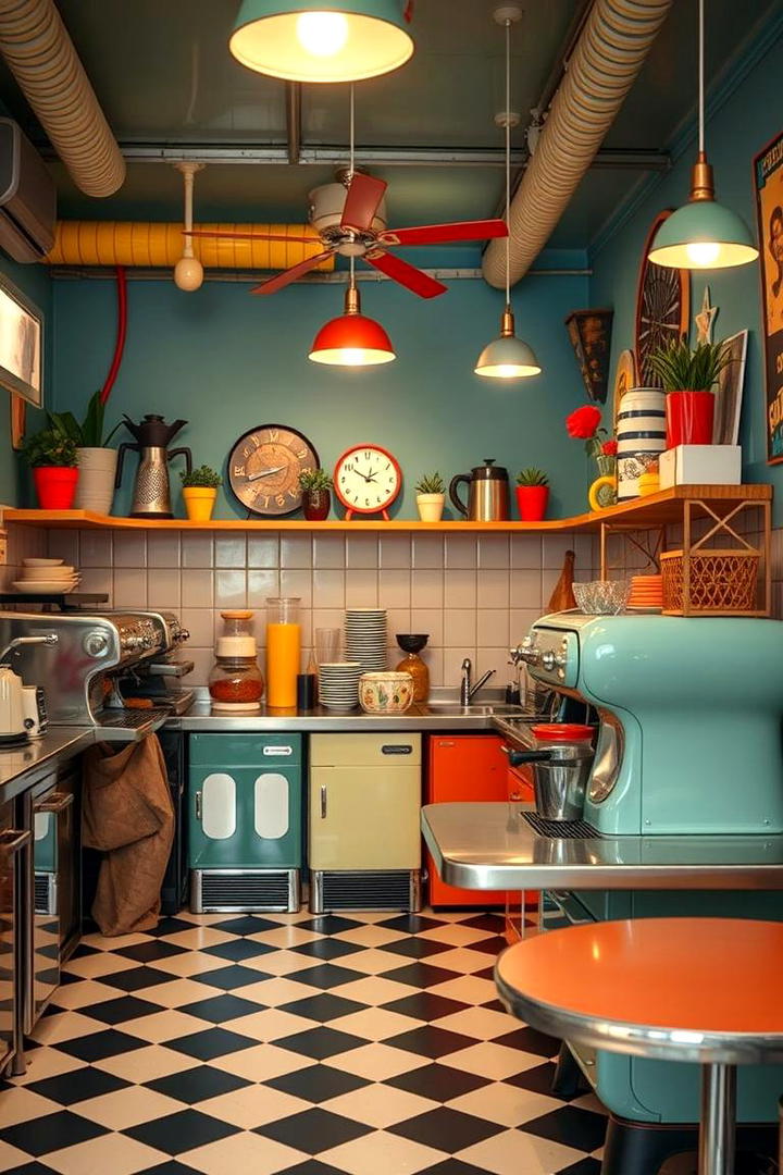 Retro Revival Coffee Station - 21 Coffee Station Ideas