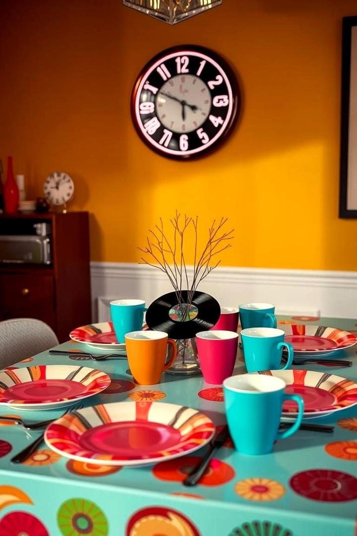 Retro Revival Table Setting - 21 Table Setting Ideas