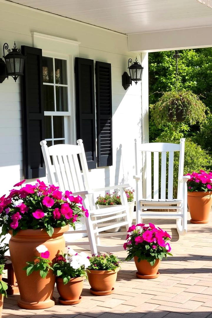 Revitalized Front Porch - 30 Front Yard Landscaping Ideas