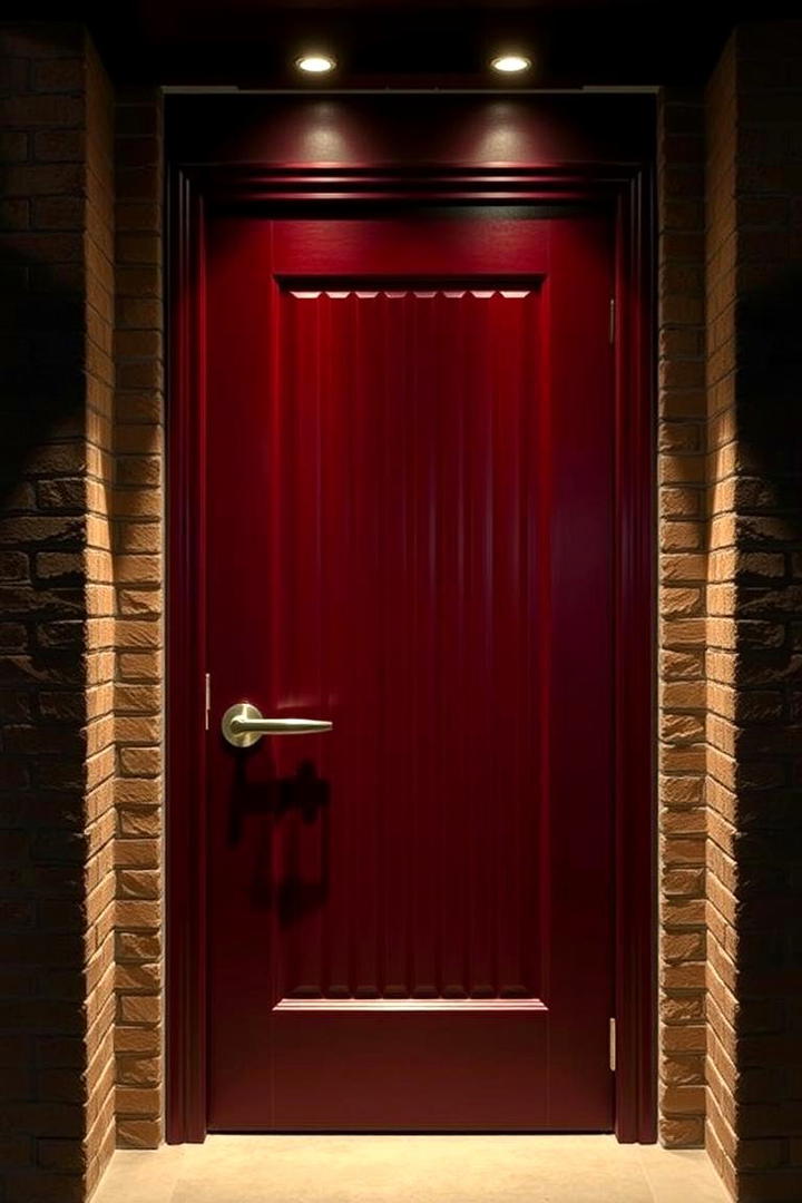 Rich Burgundy - 30 Mid Century Front Door Colors