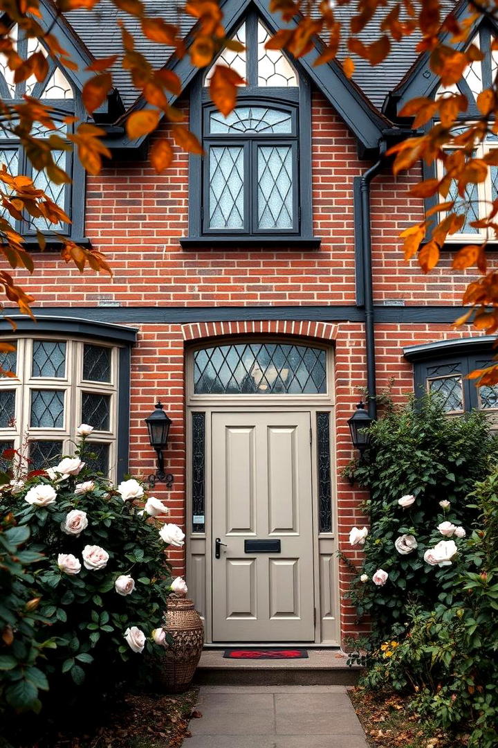 Rich Chocolate Brown - 30 Exterior Brick Paint Color Ideas