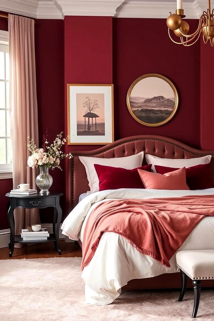 Rich Color Palettes - 17 romantic bedroom ideas