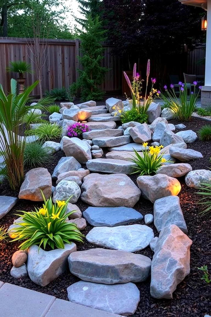 Rock Garden Accent - 21 Hardscape Ideas