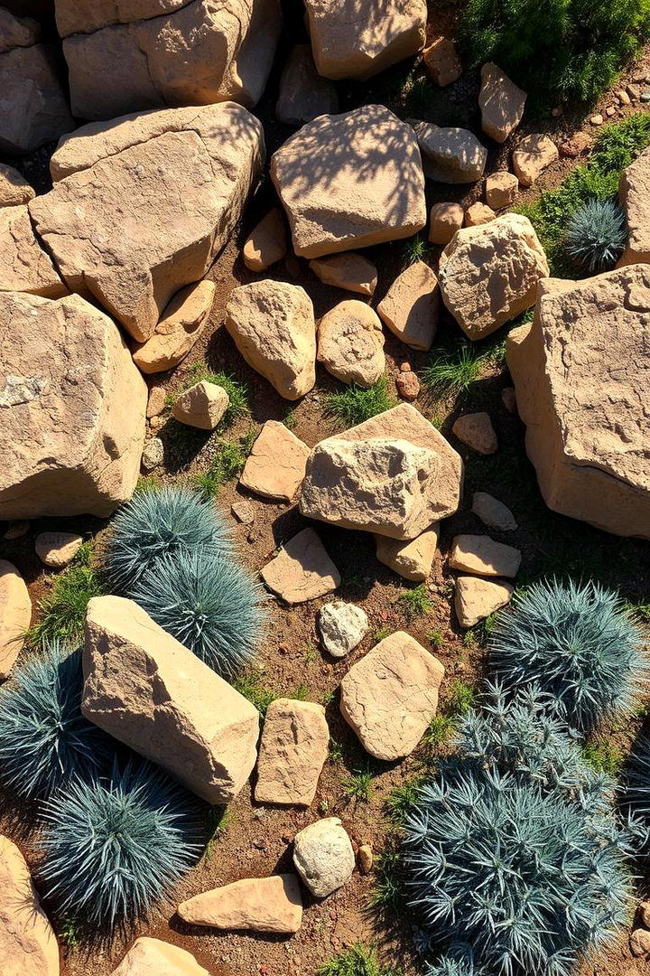 Rock Garden Retreat - 30 Front Yard Landscaping Ideas